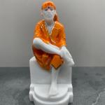 Sai Baba Orange Idol for Home & Office Blessings | Locate Us Store