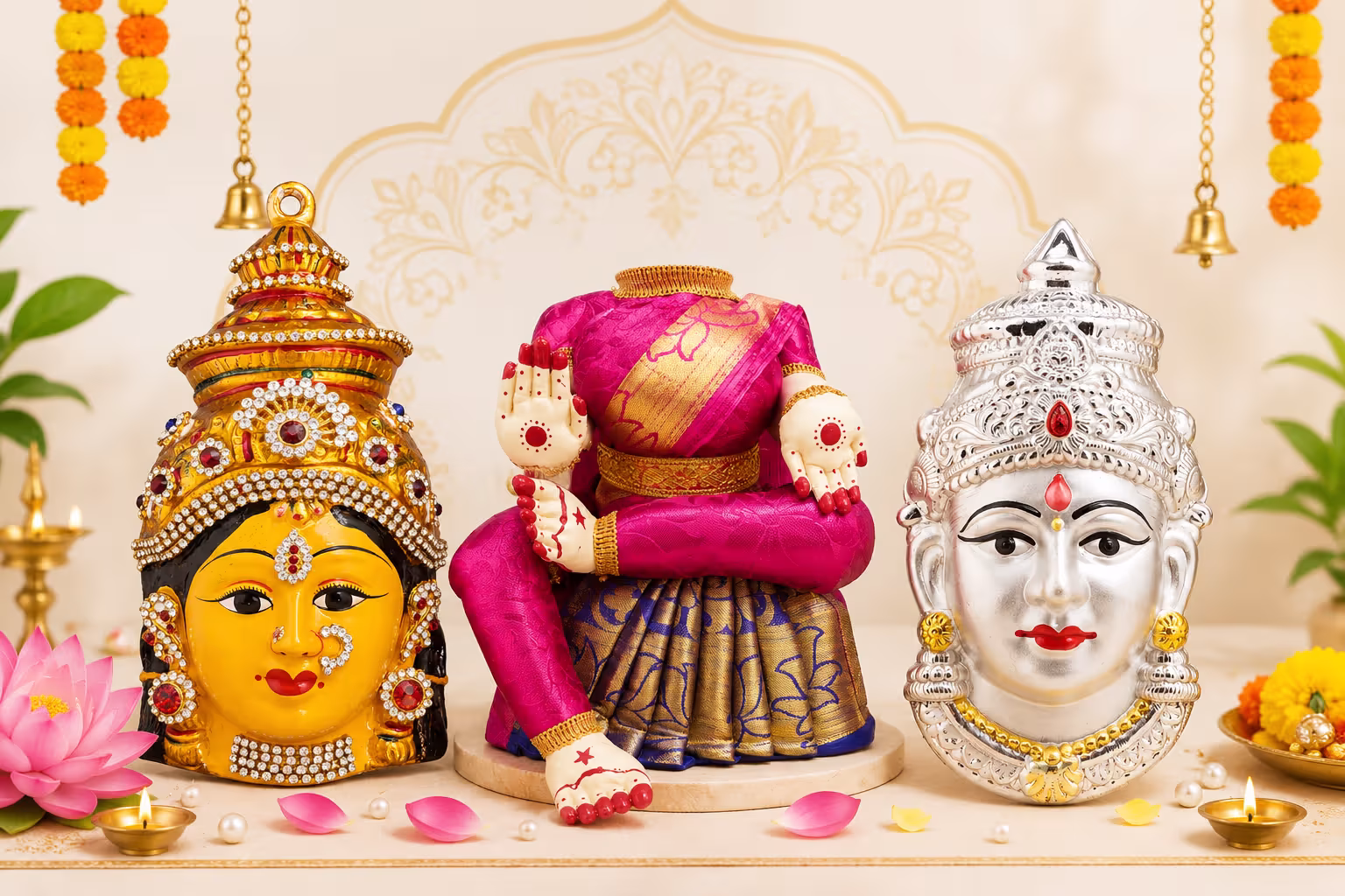 Lakshmi Idols & Faces