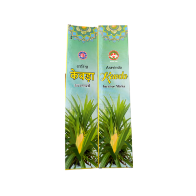 Aravinda Kewda Premium Incense Sticks (100g) – Refreshing Exotic Floral Agarbathi for Mental Clarity by Locate Us Store