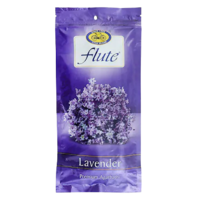 Cycle Flute Lavender Ziplock Agarbatti 125 g – Premium Incense Sticks for Pooja & Relaxation | Locate Us Store