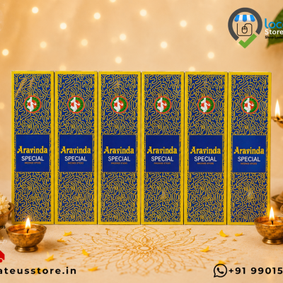 Aravinda Special Premium Incense Sticks (100g) – Signature Traditional Fragrance for Daily Puja & Meditation by Locate Us Store