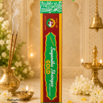 Aravinda Sugandha Shringar Gold Premium Incense Sticks (14g) | Best-Selling Divine Fragrance for Pooja, Meditation & Spiritual Bliss