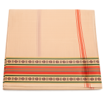 Naar Madi Panche 9×5 – Mixed Silk Sacred Dhoti with Shalya | Traditional Pooja Wear | Locate Us Store