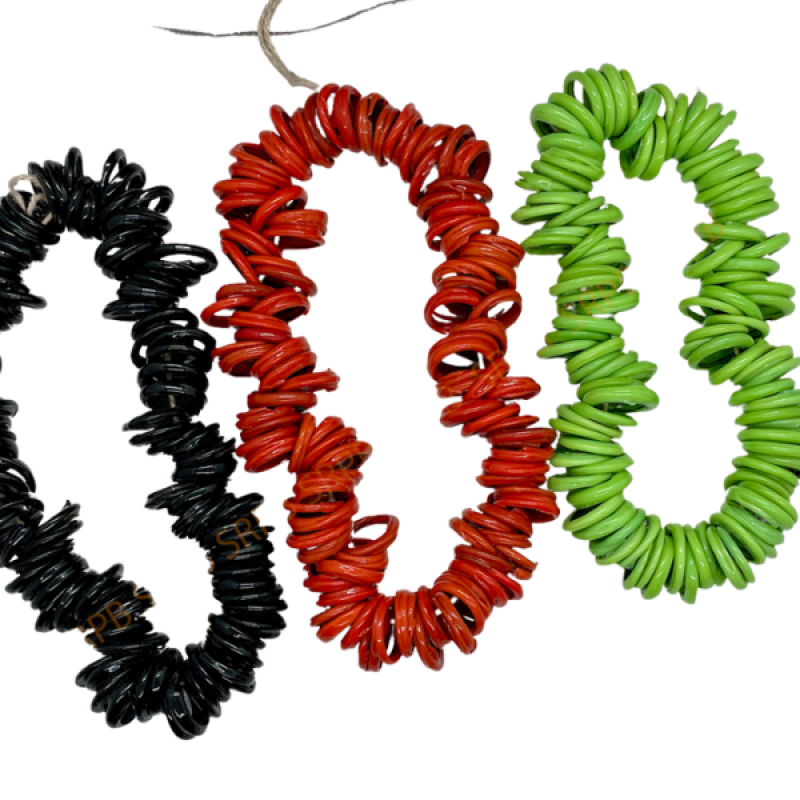 Divine Small Bale Haara Mala – Traditional Handcrafted Glass Bangle Garland for Lakshmi & Durga Mata Pooja (Single Color Pack) by Locate Us Store