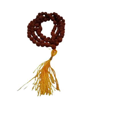 Premium 17-inch Rudrakshi Male – Sacred Five-Faced Seed Beads by Locate Us Store