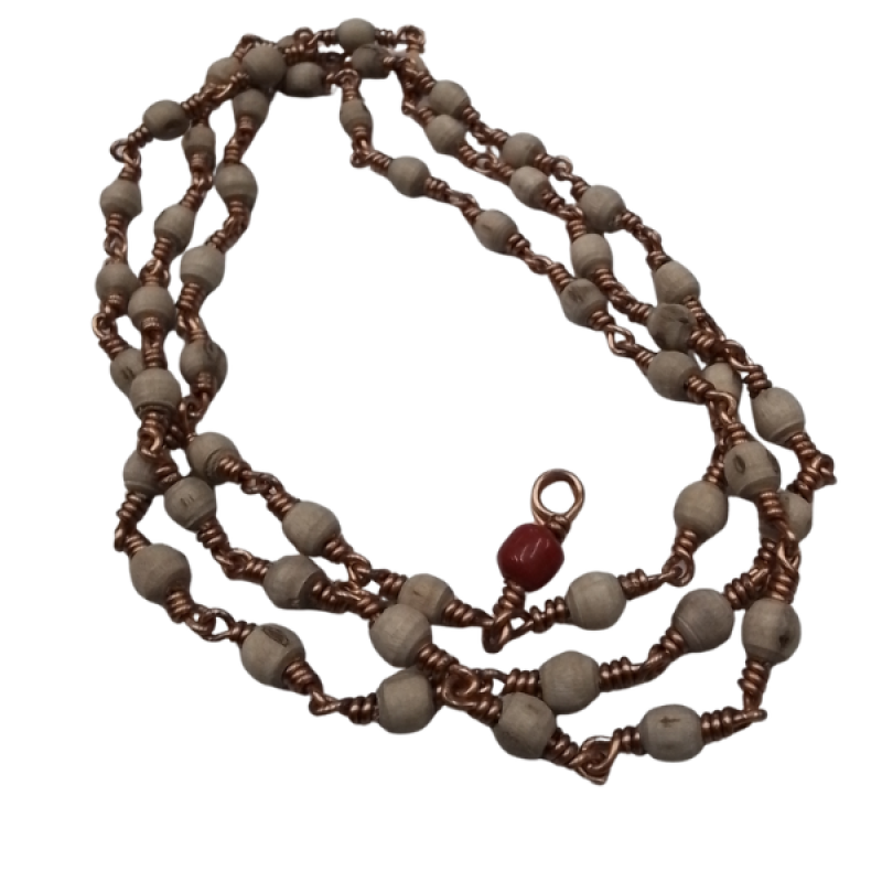 Classic 14-inch Hand-Carved Tulasi Male – Sacred Holy Basil Beads by Locate Us Store