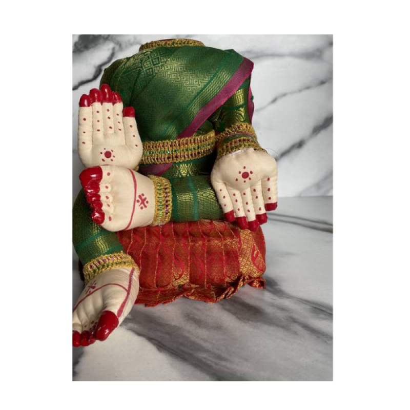 Divine Handcrafted Varalakshmi Idol (7x5 Inch) – Premium Decorative Murti for Varamahalakshmi Vrata & Home Shringar by Locate Us Store