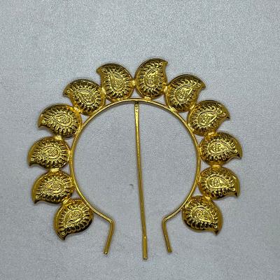 Exquisite Gold Prabhavali – Premium Decorative height 9cm for Varamahalakshmi Festival & Home Temple by Locate Us Store
