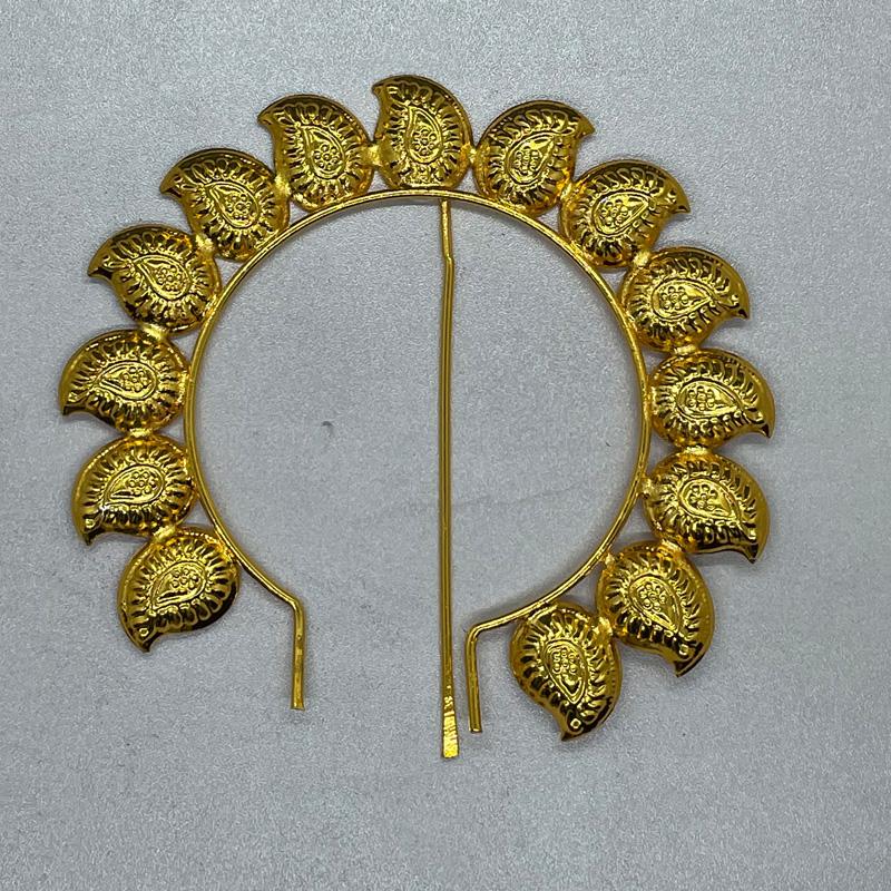 Exquisite Gold Prabhavali – Premium Decorative height 11cm for Varamahalakshmi Festival & Home Temple by Locate Us Store