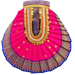 Varalakshmi Festival Decorative Vastra Set Size 7 inch – Traditional Lakshmi Pooja Decoration Dress for Kalasha & Goddess Decoration