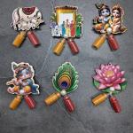 Varamahalakshmi Return Gift Turmeric Kumkum Pack of 5 – Decorative Haldi Kumkum Gift Set for Gowri Ganesha, Diwali & Festivals